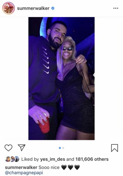 Summer Walker Shares Texts From Drake Revealing His Favorite Song