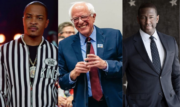 T.I. Says If Election Was Tomorrow, Bernie Sanders Is ‘The Only Person Who Has A Chance’ To Beat Trump, Wants Andrew Gillum To Be His Running Mate