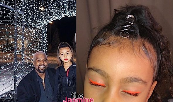 Kim Kardashian Says Kanye Not Allowing North To Wear Makeup Is ‘A Big Fight In The Household Right Now’