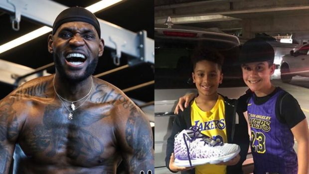 LeBron James Gifts His LeBron 17 Sneakers To 12-Year-Old Fan [VIDEO]