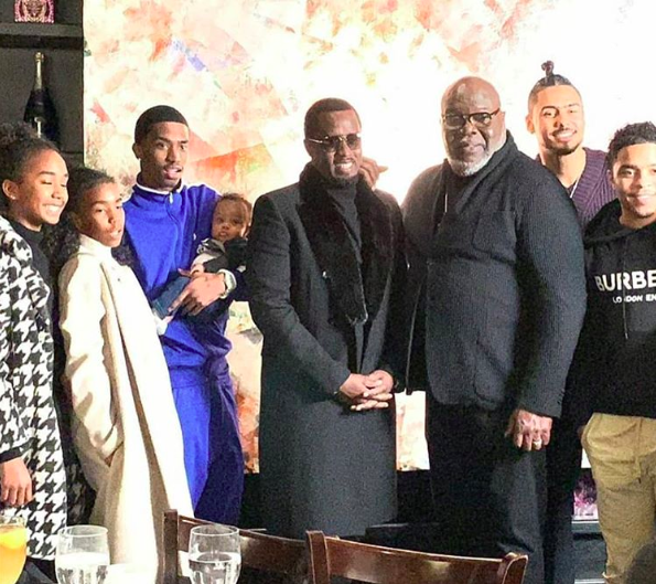 Diddy & His Family Spotted At Bishop T.D. Jakes's Church [VIDEO] -  theJasmineBRAND