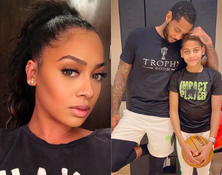 LaLa Anthony Says Son Will Miss His Dad Carmelo Anthony As He Signs With Portland Trail Blazers