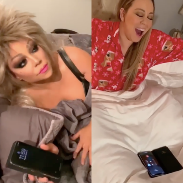 Mariah Carey Ditches Halloween & Celebrates 25th Anniversary Of ‘All I Want For Christmas Is You’ In Hilarious Video [WATCH]