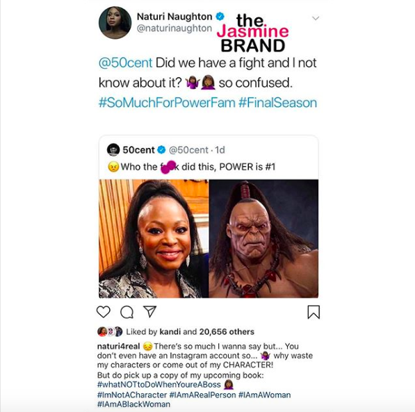 Naturi Naughton Reacts To 50 Cent's Latest Meme I Am A Real Person, I