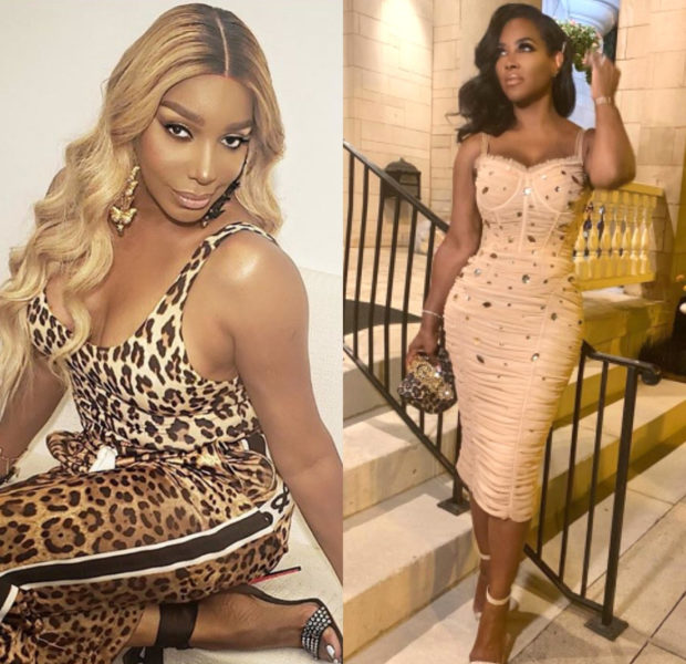 NeNe Leakes Appears To Spit On ‘RHOA’ Co-Star Kenya Moore During Heated Screaming Match, Later Tweets: She Need To Be Spit On![WATCH]