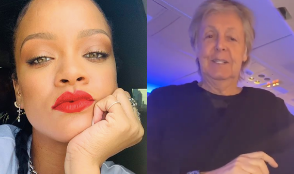 Rihanna Runs Into Paul McCartney On Her Flight, Jokes: Who Is This Peasant Filming This Legend?