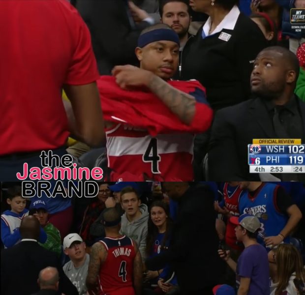 NBA’s Isaiah Thomas Ejected For Confronting 76ers Fans In Stands, Fans Banned 1 Year For Using Inappropriate Gestures