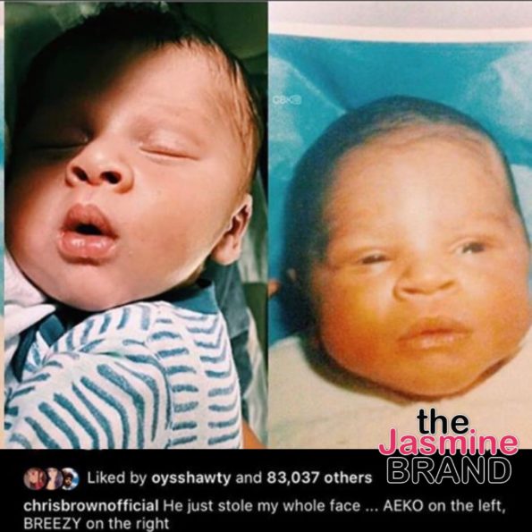 Chris Brown & Ammika Harris Share New Photos of Aeko Brown’s Delivery ...