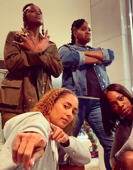 Amanda Seales Poses With ‘Insecure’ Co-Stars As She Finishes Final Scene For Season 4: See Y’all In 2020!