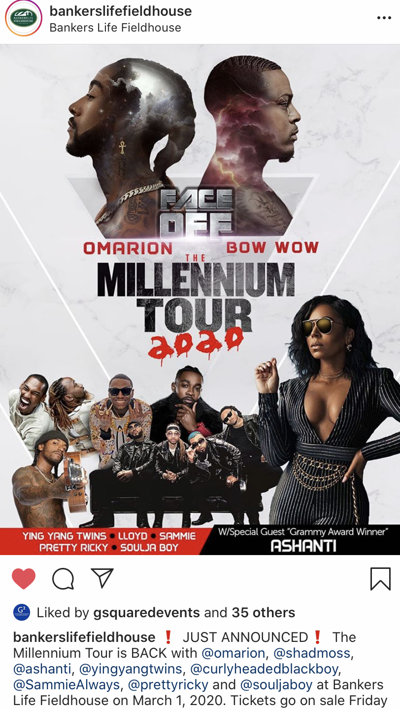 Ashanti Joins Bow Wow And Omarion On The Millennium Tour - TheJasmineBRAND