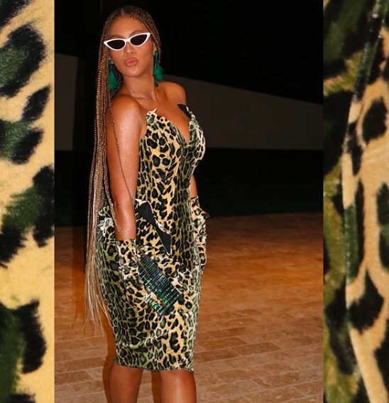 Beyonce Serves Animal Prints At Lorraine Schwartz's Holiday Party ...