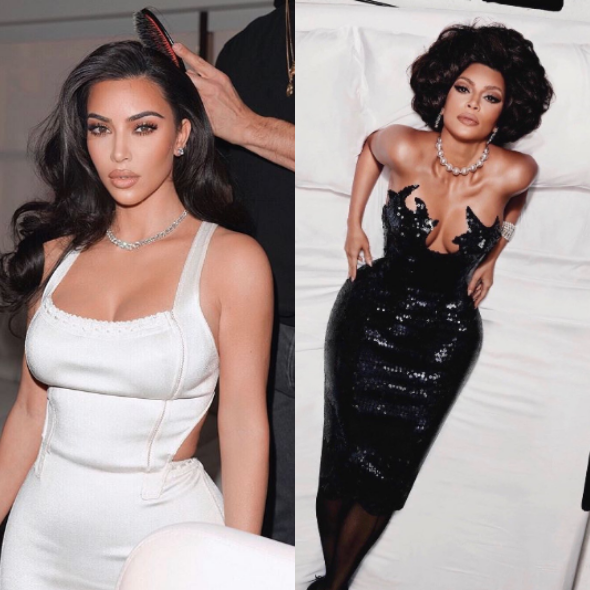 Kim Kardashian-West Accused Of Having Black Face, Compared To Diahann Carroll In New Photo Shoot