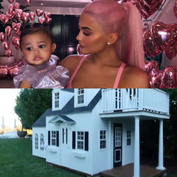 Kylie Jenner Shows Off Stormi’s Oversized Playhouse & Twitter Is In Awe: Why Is Stormi’s Playhouse Bigger Than My Family’s House? [PHOTOS & VIDEO]