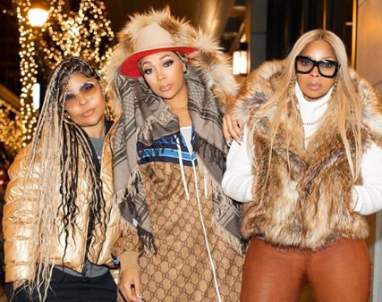 Mary J Blige Monica Misa Hylton Flick It Up On The Streets Of New York Thejasminebrand