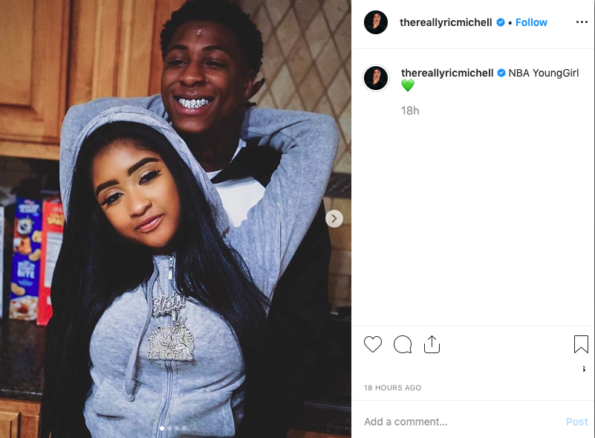 NBA YoungBoy Dating Rapper Young Lyric Rumored Couple Poses Together  Sparking Speculation  theJasmineBRAND