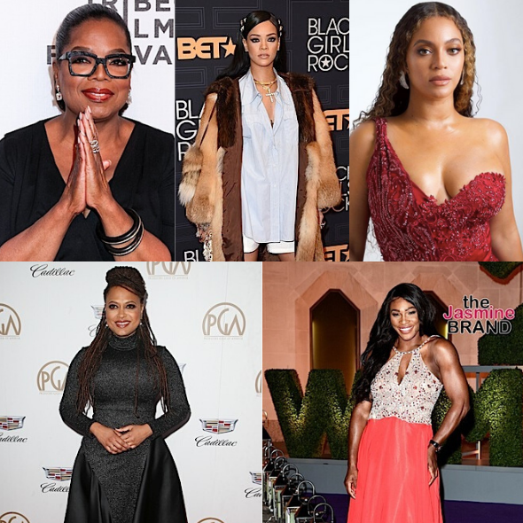 Oprah Winfrey, Rihanna, Beyonce, Ava Duvernay, Serena Williams Make Forbes’ 100 Most Powerful Women In The World List