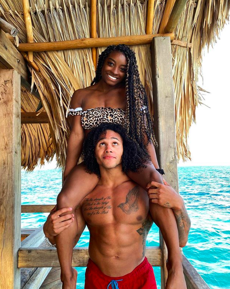 Simone Biles Vacations With Boyfriend Stacey Ervin, Jr. In Belize [PHOTOS]