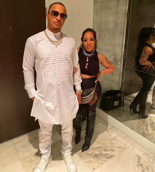 T.I. Says “Savages Only Understand Savagery, Take That How You Wanna” As He Poses With Wife Tiny Harris 