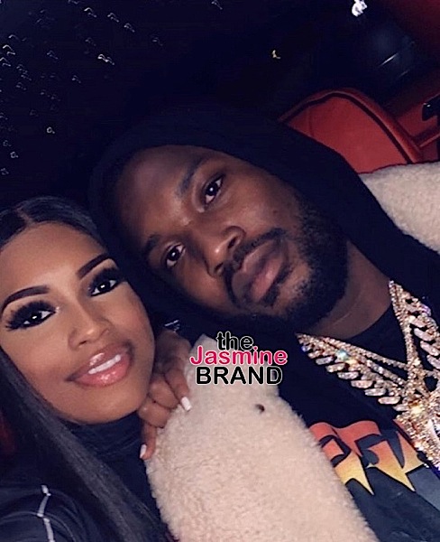 Meek Mill & Rumored Pregnant Girlfriend Appear To Hit The Spa Together [PHOTOS]