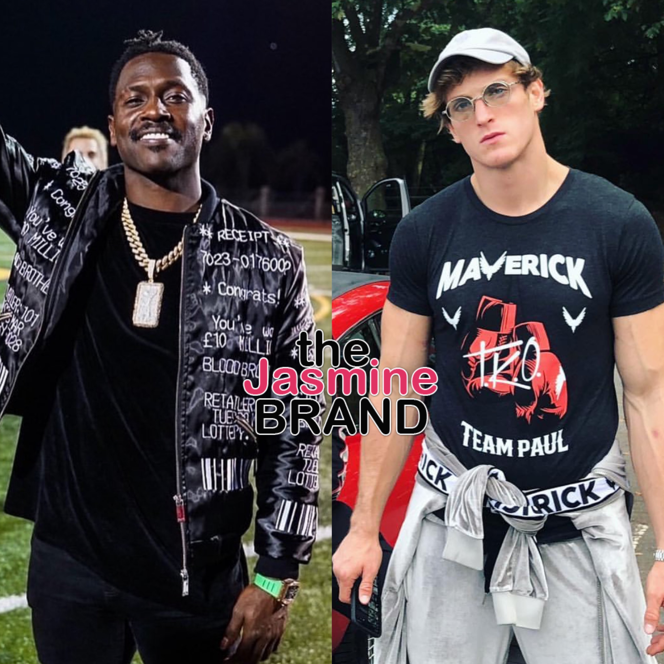 Logan Paul and NFL Player Antonio Brown Spark Boxing Fight Rumors