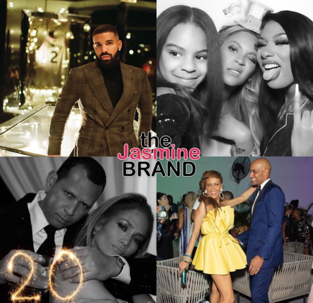 Celebrity New Year’s Photos: Beyonce, Drake, J.Lo, Megan Thee Stallion, Kris Jenner, Mariah Carey & Nas!