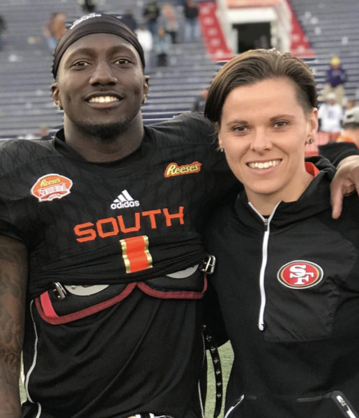 NFL History-Maker Katie Sowers Was First, Doesn't Want to Be the Last