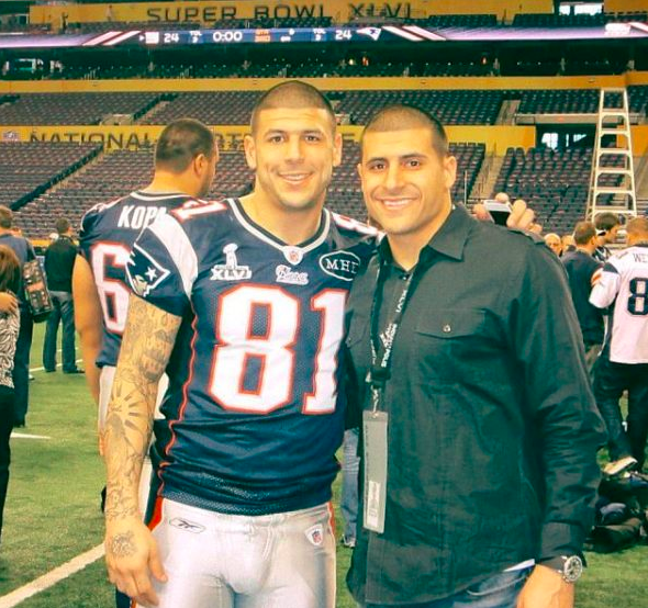 Aaron Hernandez’s Brother Warns ESPN To Speak On ‘The Affect Media Has On All Family Members’ + Gets Arrested For Allegedly Throwing Brick At Network’s Headquarters