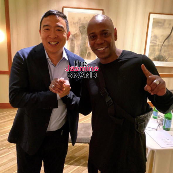 Dave Chappelle Joins Yang Gang, Backs Andrew Yang For President & Will Perform 2 Shows To Help His Campaign