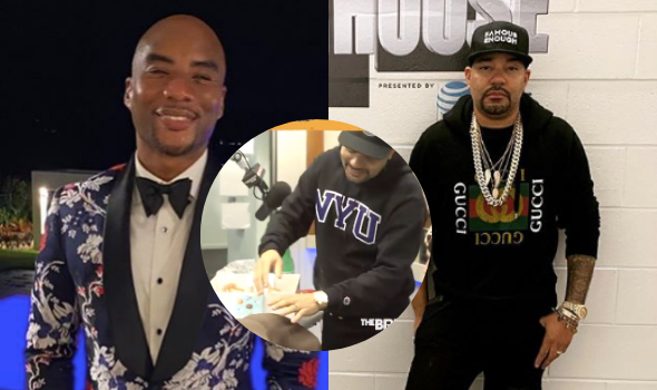 Charlamagne Gifts DJ Envy With A Mold Of His Butt & Twitter Has A Field Day