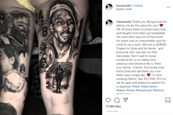 LeBron James Unveils New Tattoo Dedicated to Kobe Bryant UPDATE  Complex