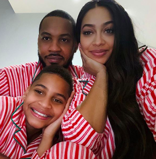 La La Anthony cheers on ex husband Carmelo Anthony at LA Lakers game in New  York City