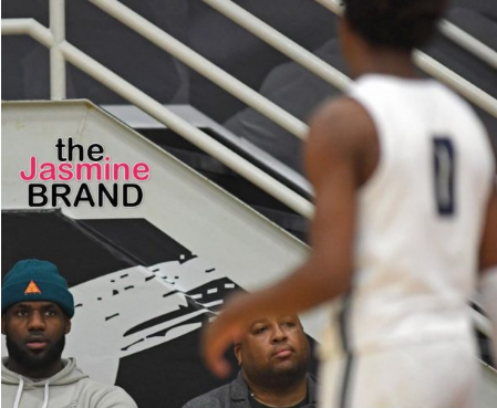 LeBron James Reacts To Spectator Throwing Object At Son During High School Game