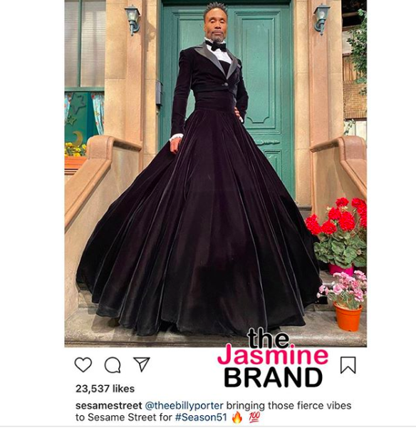 Pose Actor Billy Porter Wearing A Dress On Sesame Street Garners Mixed  Reactions [Photo] - theJasmineBRAND