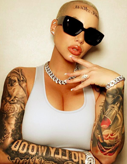 Amber Rose Amid Criticism Of Her Face Tattoo: Beauty Is Not What’s On The Outside