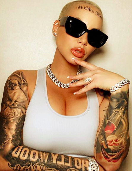 Amber Rose Amid Criticism Of Her Face Tattoo: Beauty Is ...