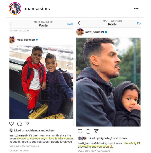 MATT BARNES AND ANANSA SIMS SHARE PHOTOS OF THEIR BABY BOY AMIDST BREAK UP  RUMORS