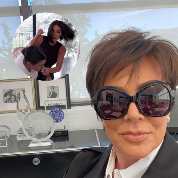 Kris Jenner Cried After Watching Kourtney & Kim’s ‘KUWTK’ Fight + Kim Says Production Was Shut Down For A Week: Everyone Was Shook