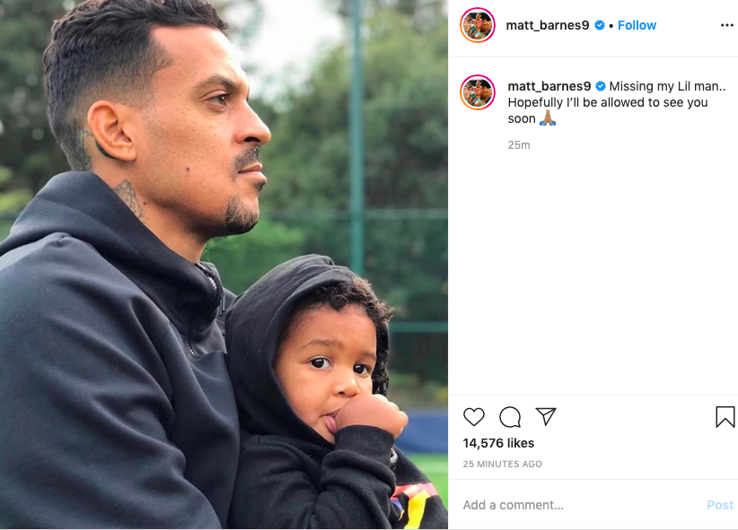 Matt Barnes Alludes To Baby Mama Anansa Sims Not Allowing Him To See