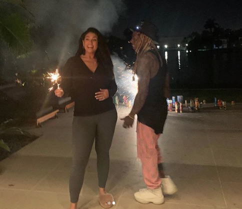 Lil Wayne’s Rumored Fiancée La’Tecia Thomas Posts Him For 1st Time [Photos]