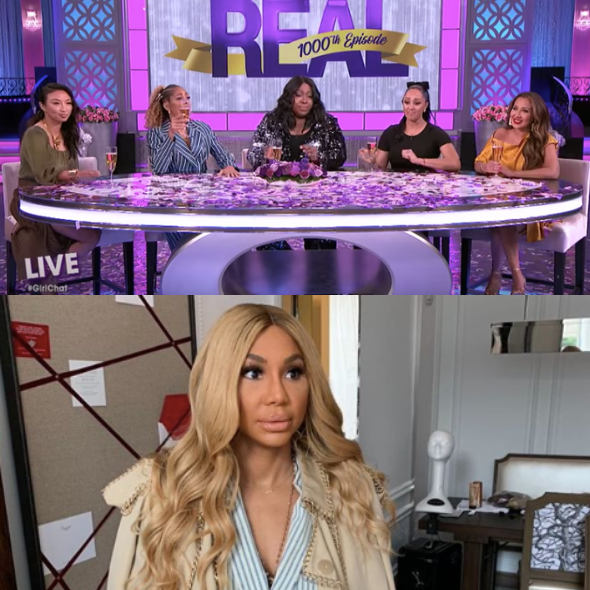 Loni Love Tells Tamar Braxton ‘You Are Still Our Sister’ As ‘The Real’ Celebrates 1,000th Episode [WATCH]