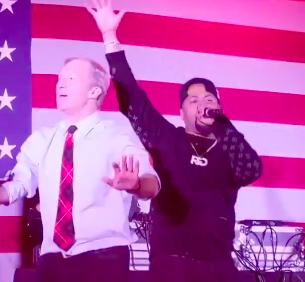 Juvenile Takes The Stage At Tom Steyer’s Presidential Campaign Event & Twitter Had A Field Day [WATCH]