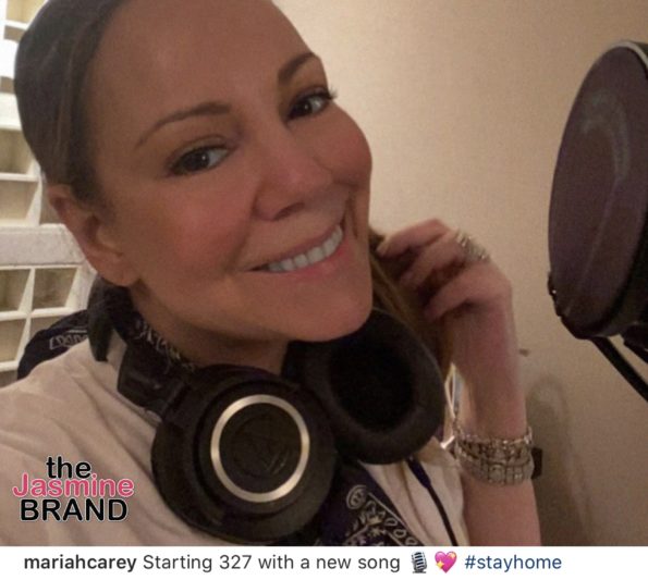 Mariah Carey Celebrates Her 50th Birthday In The Studio Photo Thejasminebrand