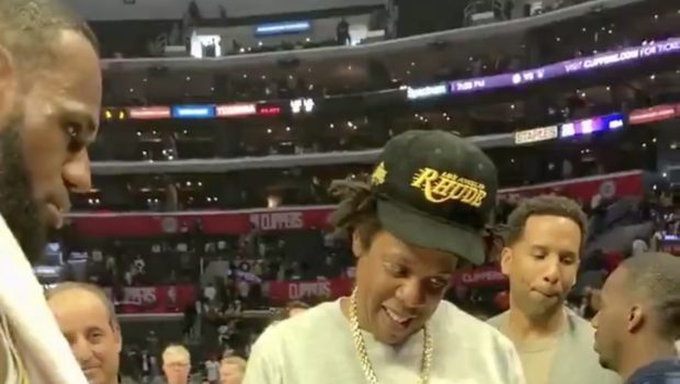 Jay Z’s Daughter Blue Ivy Carter Has A Sweet Moment With LeBron James, As She Asks For Signed Basketball [VIDEO]