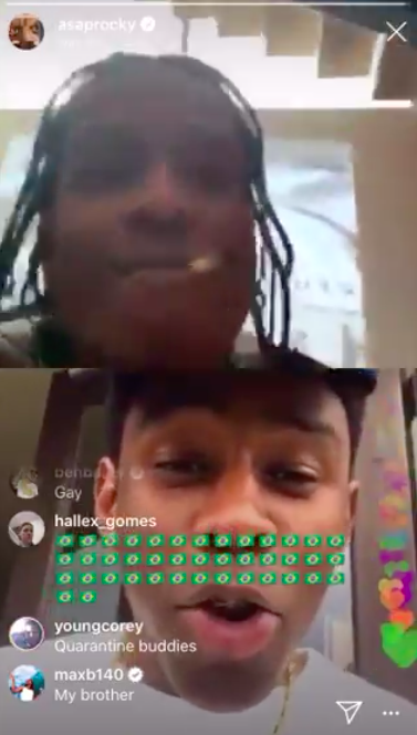 A$AP Rocky Abruptly Ends IG Live w/ Tyler The Creator After Tyler Flirts w/  Him: I'll Play Something If You Show Me What You're Wearing [WATCH] -  theJasmineBRAND