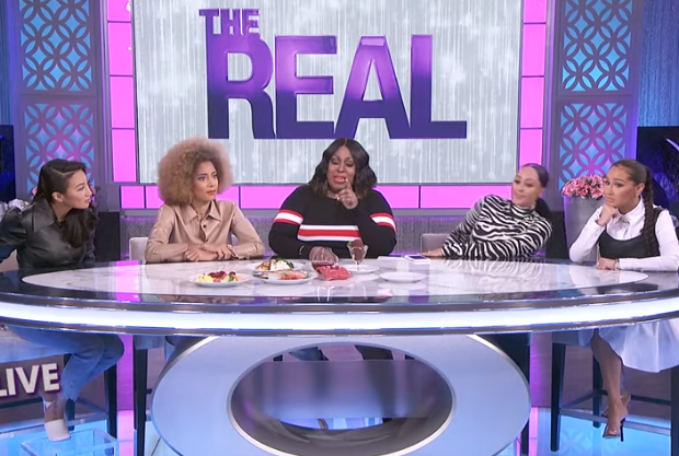 Loni Love Cries On ‘The Real’ While Explaining “Growing Up In The Projects, We Ate What We Could”, Viewers Question Amanda Seales’ Facial Expression