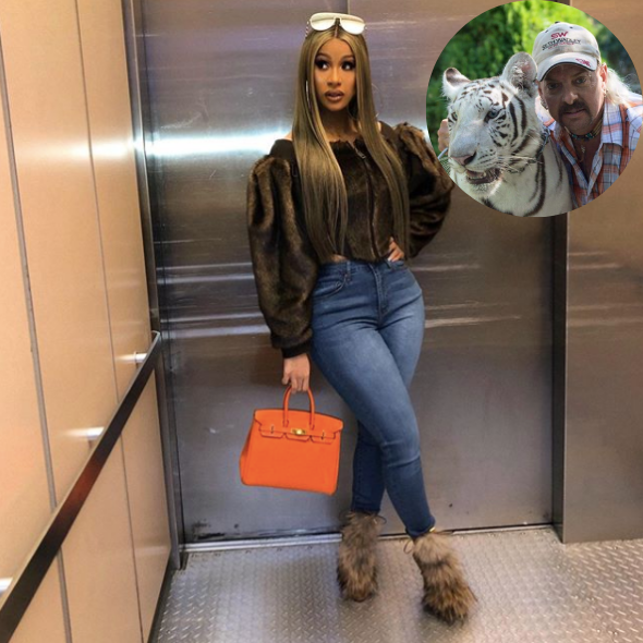 Cardi B Was Just Joking About Starting GoFundMe For ‘Tiger King’ Star Joe Exotic: I Was Just Playing! 