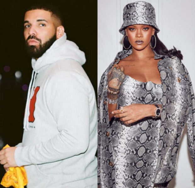 Drake & Rihanna Spotted Chatting During Instagram Live DJ Set