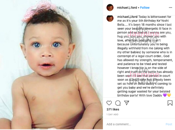 Keke Wyatt's Ex-Husband Michael Ford Says She's Illegally Withholding  Their Daughter From Him: I Haven't Seen Her In 18 Months! - theJasmineBRAND