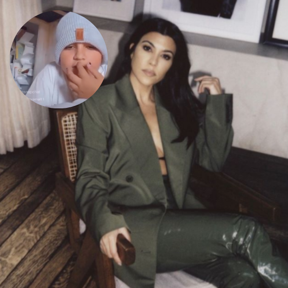 Kourtney Kardashian Makes Her Son Delete His IG Account After He Reveals Kylie Jenner & Travis Scott’s Relationship Status [VIDEO]