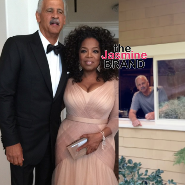 Oprah Checks In w/ Long-Time Boyfriend Stedman Graham After Making Him Quarantine In Guest House
